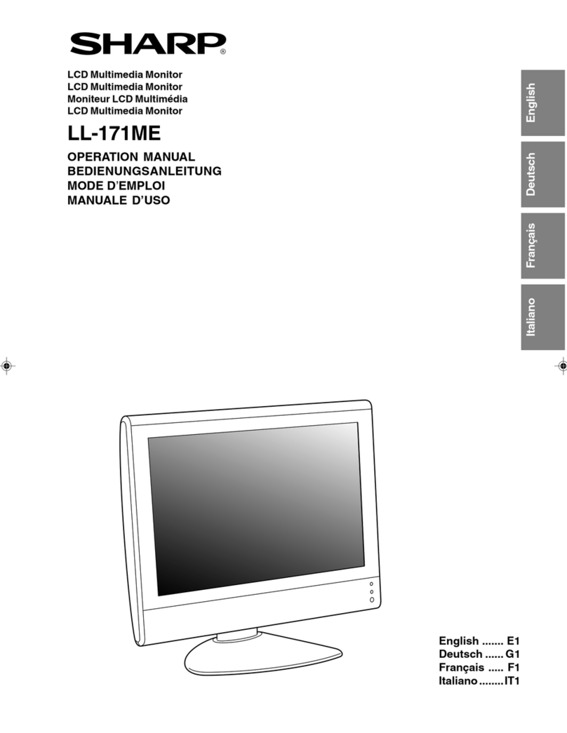 Sharp LL-171MU User manual Sharp LL-171MU User manual