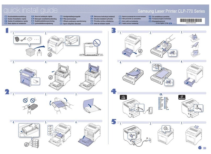 Samsung CLP-770ND - Color Laser Printer User manual