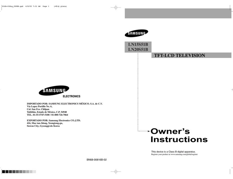 Samsung LN15S51 User manual