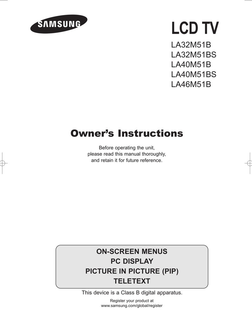 Samsung LA32M51B User manual