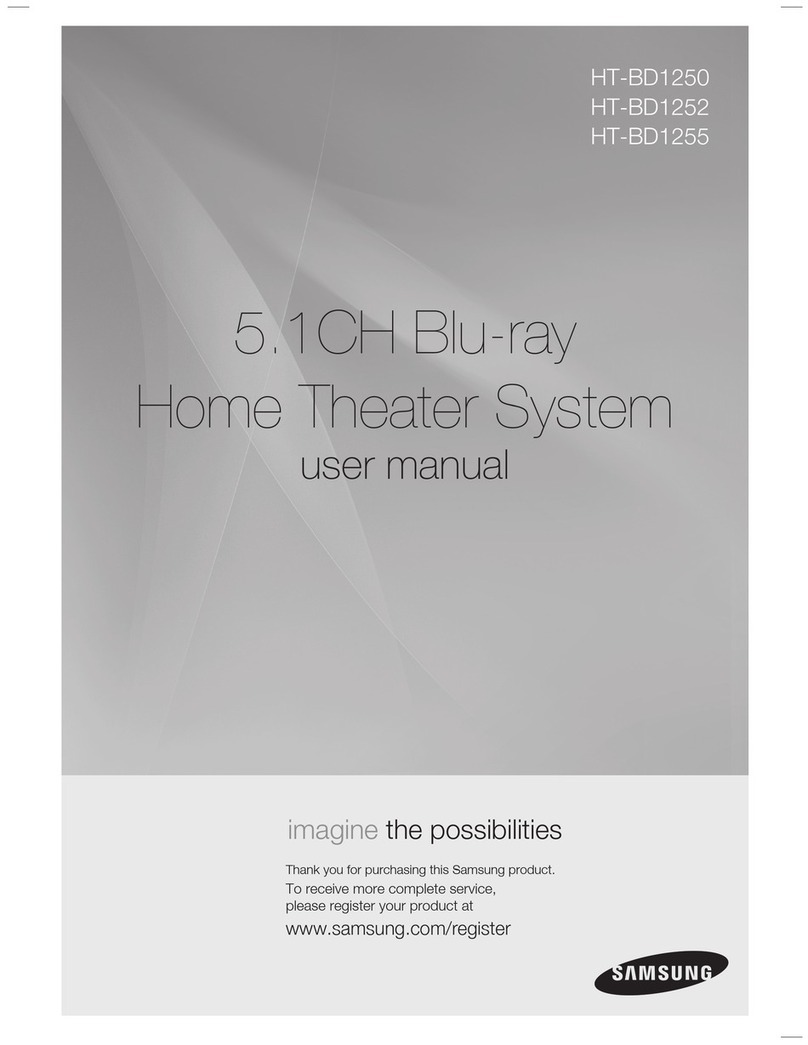 Samsung HT-BD1250T User manual