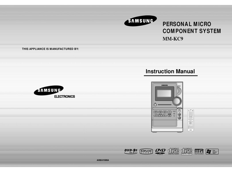 Samsung MM-KC9 instruction manual