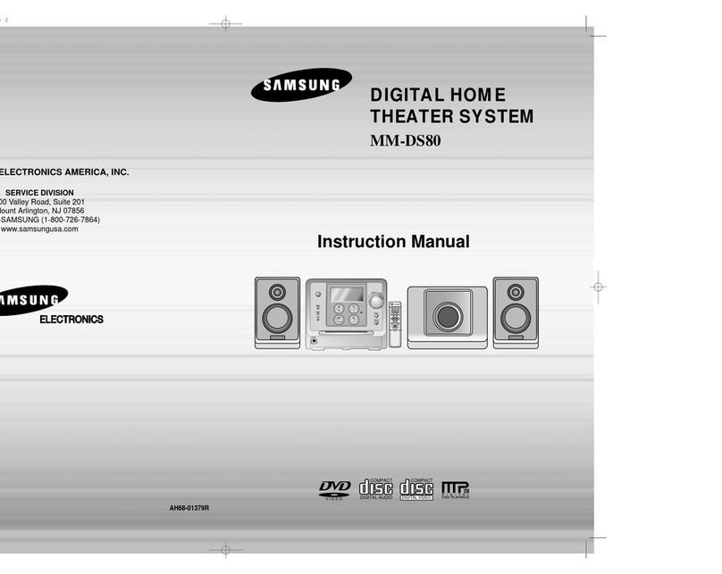 Samsung MM-DS80 User manual