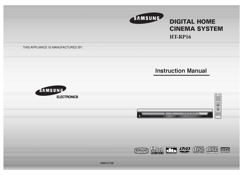 Samsung HT-RP16 User manual