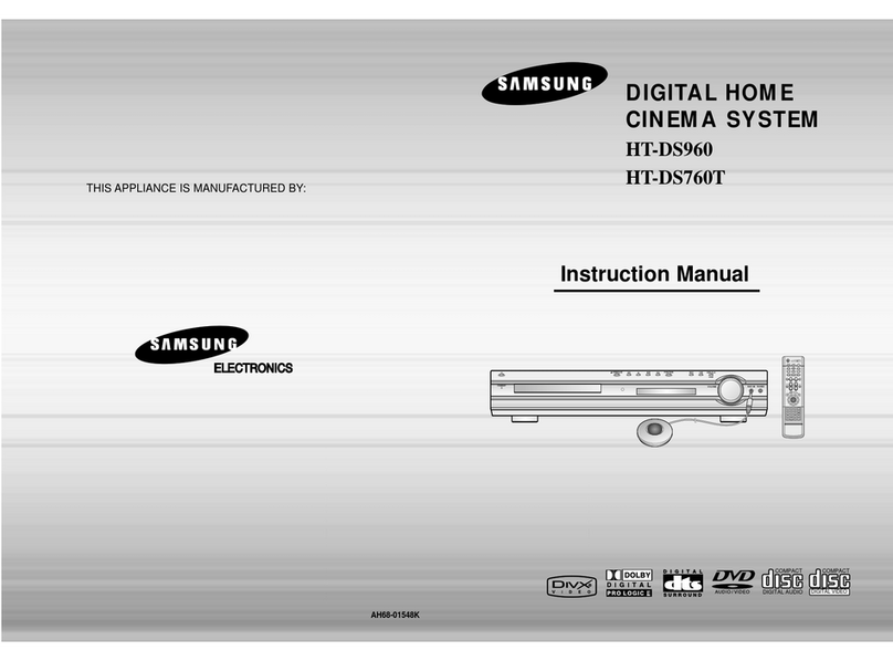 Samsung HT-DS760T instruction manual
