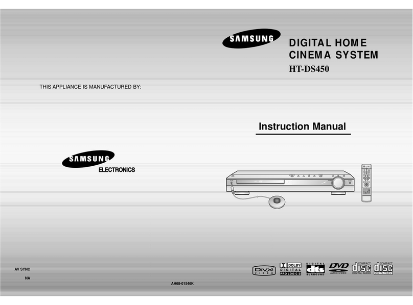 Samsung HT-DS450 instruction manual
