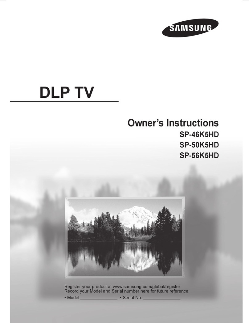 Samsung SP-46K5HD User manual