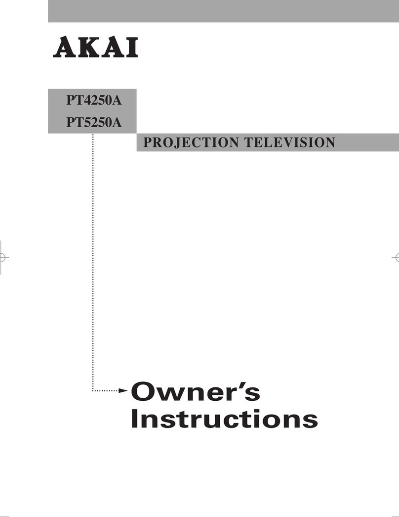 Akai PT4250A Owner's instructions