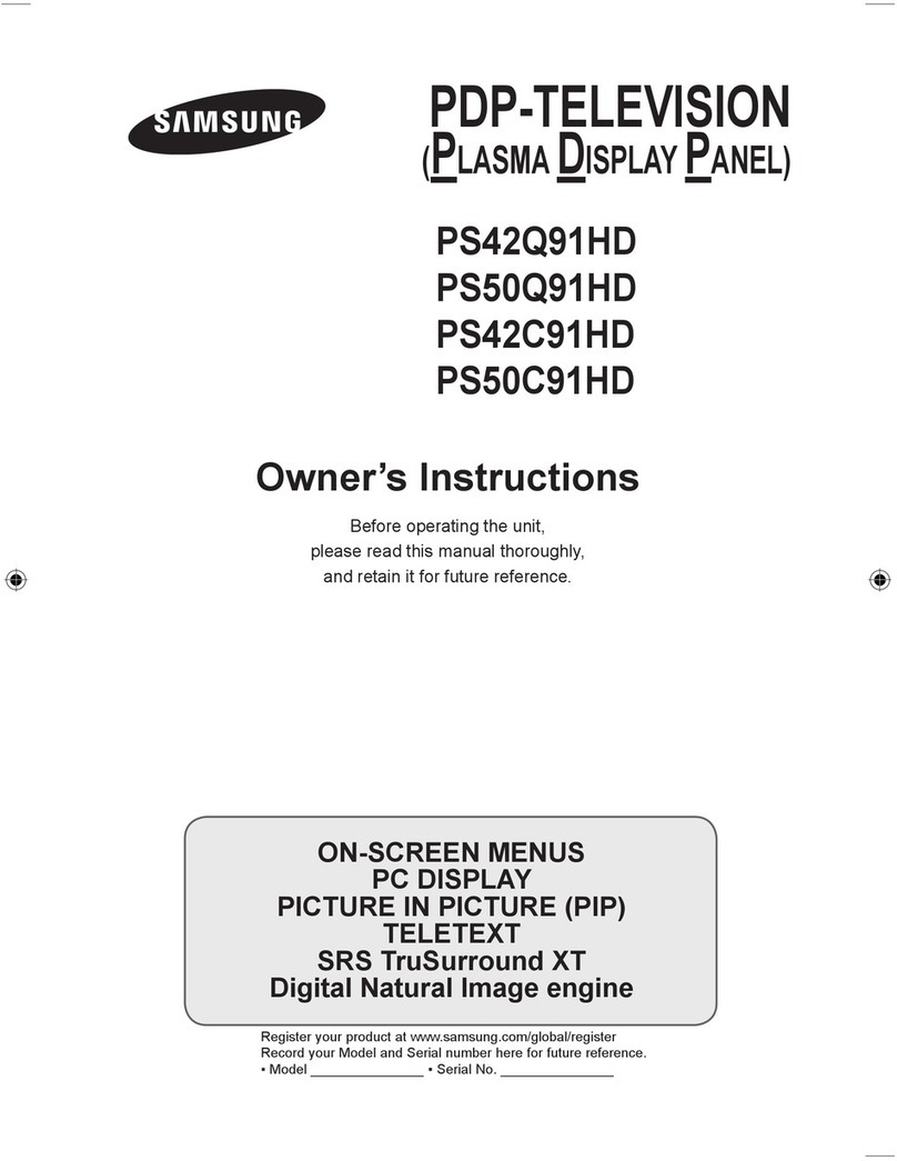 Samsung PS-42C91HD User manual