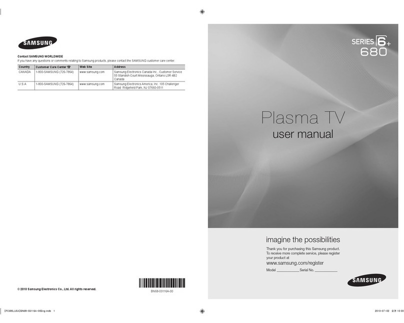 Samsung PN58C680 User manual
