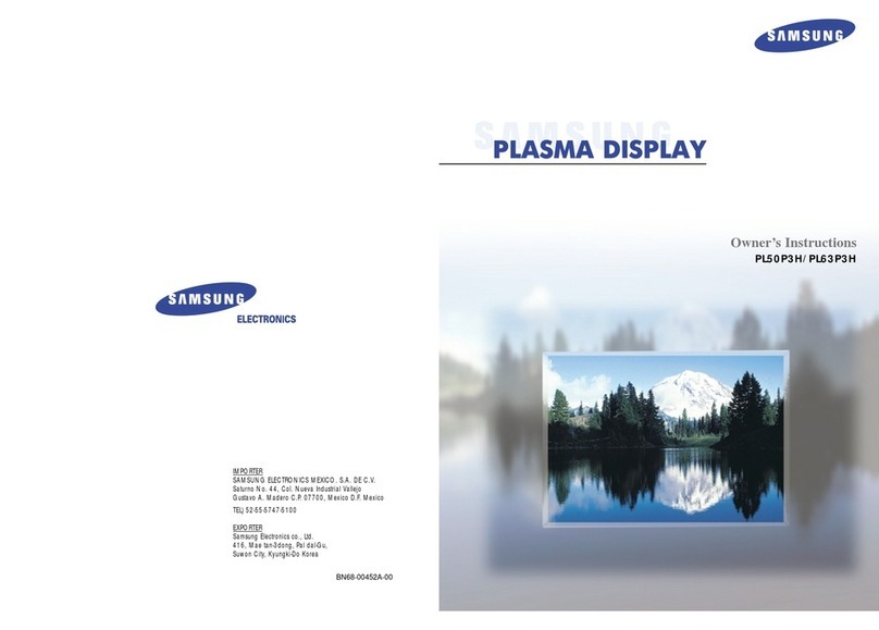 Samsung PL-50P3H User manual
