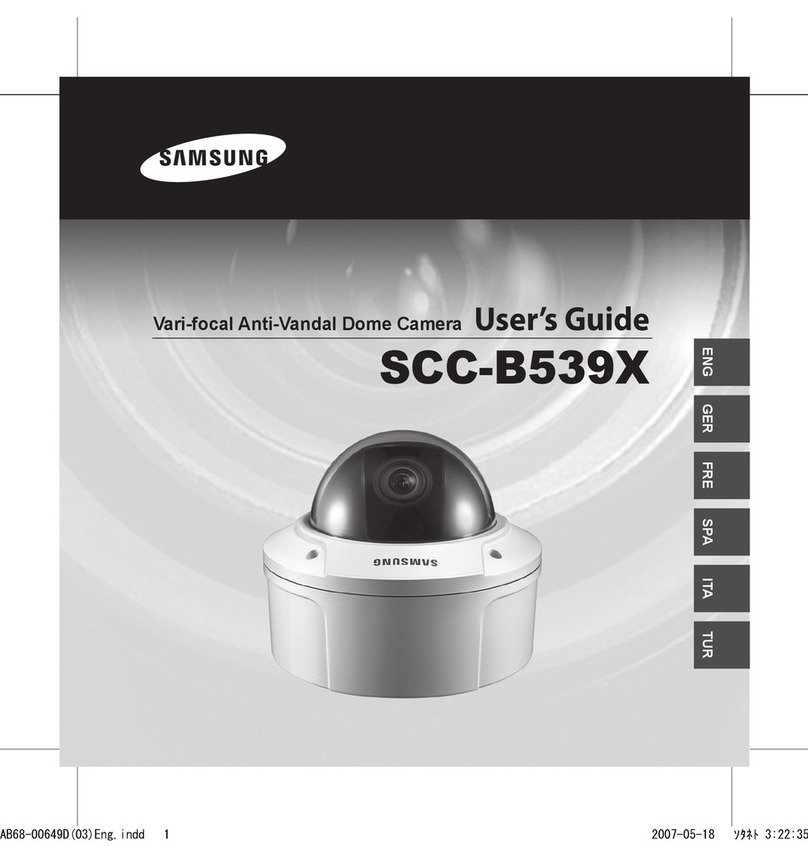 Samsung SCC-B5393 User manual