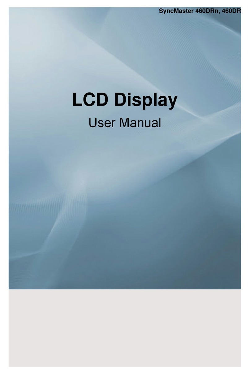Samsung SyncMaster 460DR User manual Samsung SyncMaster 460DR User manual