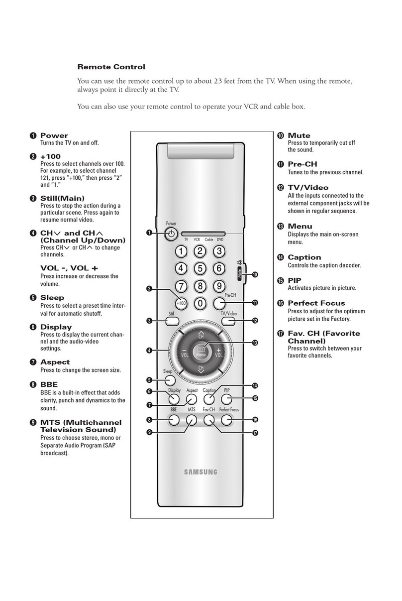 Samsung ST-54T8PC Instruction and safety manual