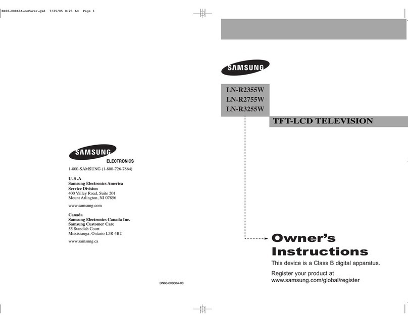 Samsung LN-R2355W User manual