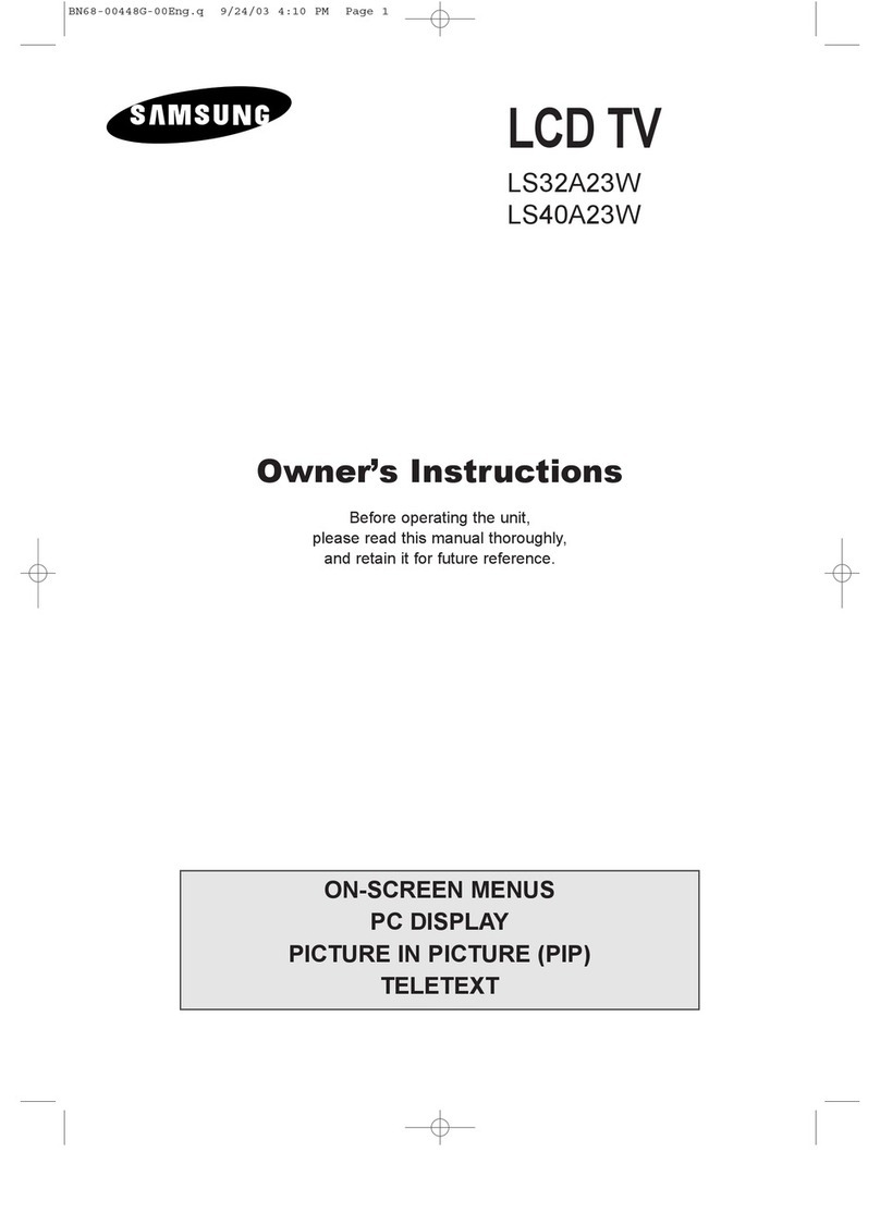 Samsung LS-32A23WX Owner's instructions