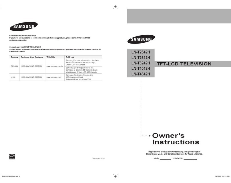Samsung LNT2642H User manual