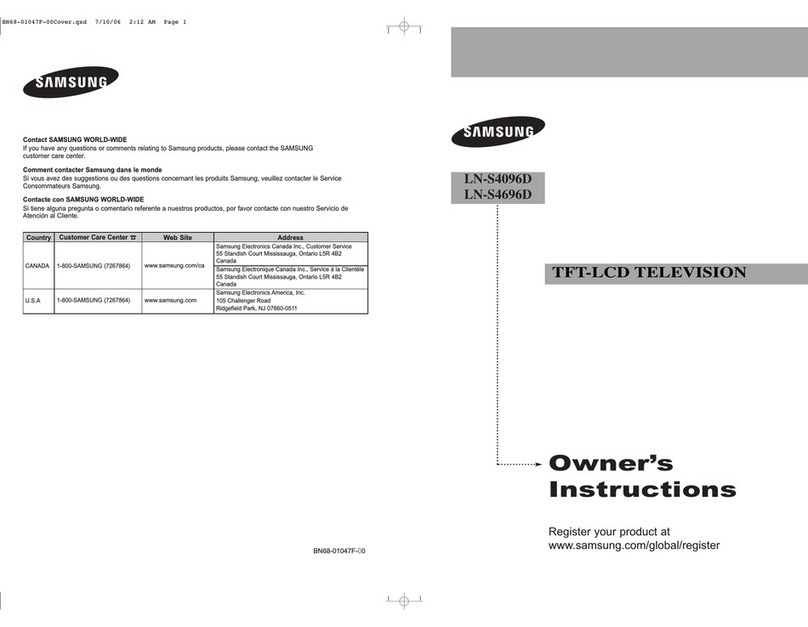 Samsung LN-S4096D User manual
