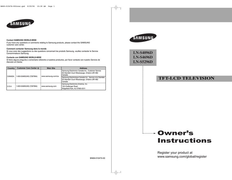 Samsung LN-S4096D User manual
