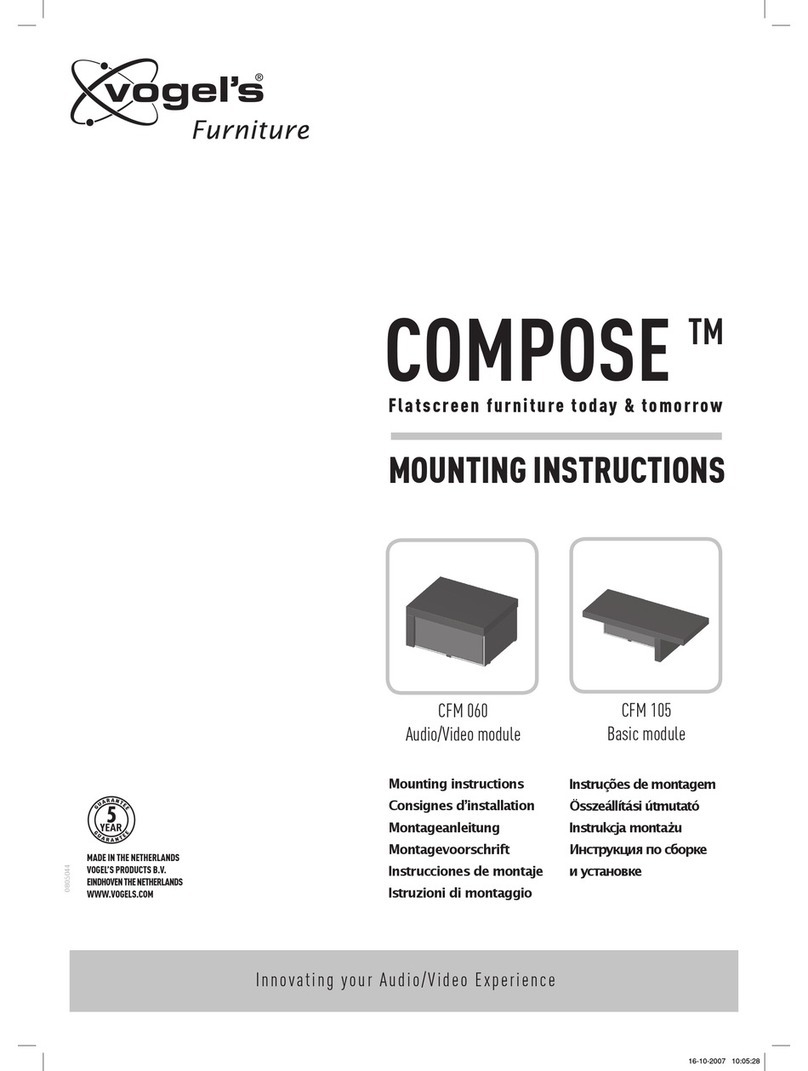 VOGELS CFM 060 - MOUNTING instructions