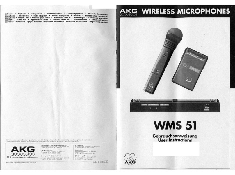 AKG WMS 51 User manual