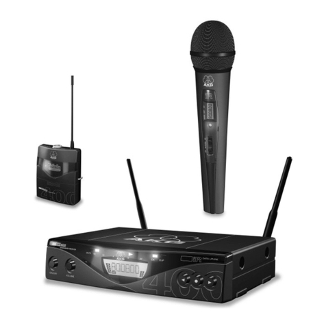 AKG WMS 400 user manual