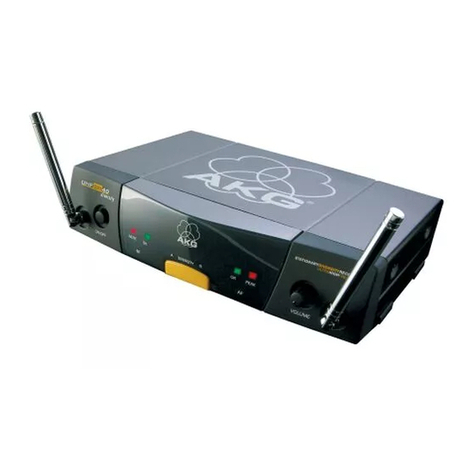 AKG SR 40 DIVERSITY User instructions