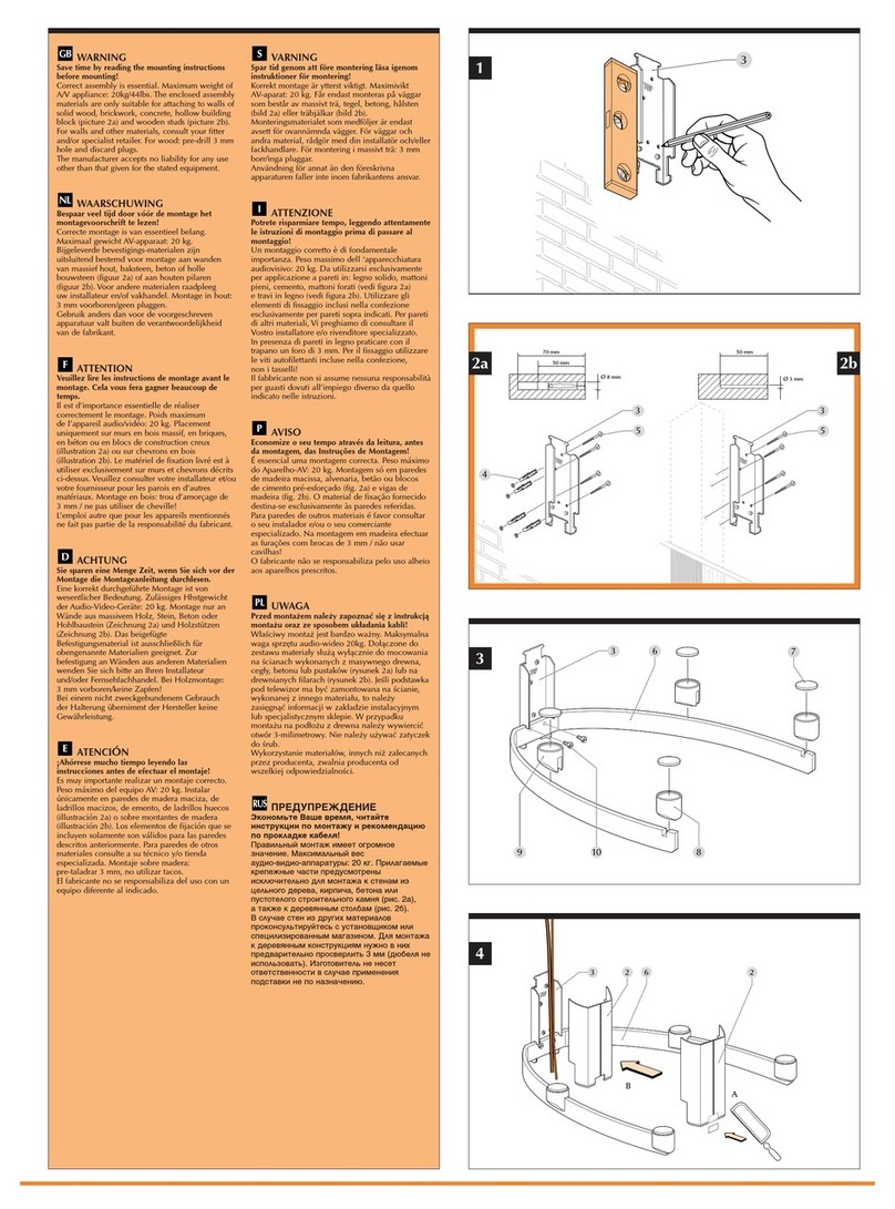VOGELS TVA 2046 - TVA 2045 manual
