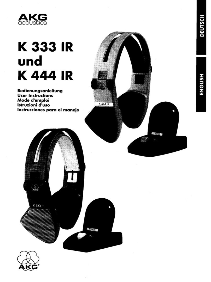AKG KR 444 IR User manual