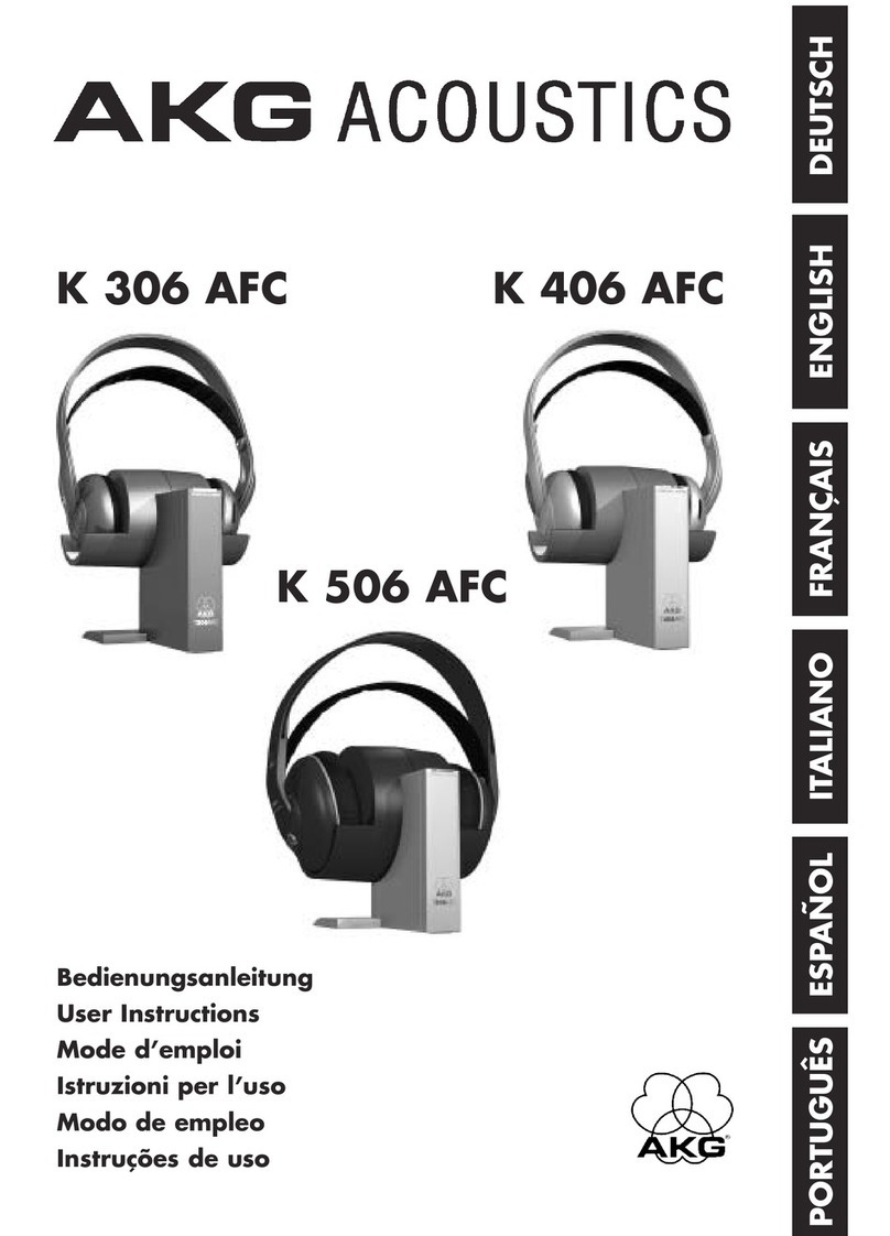 AKG K 506 AFC User instructions