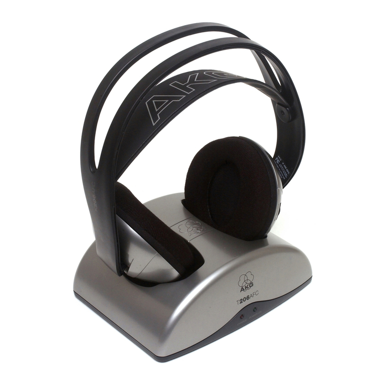 AKG K 206 AFC User instructions