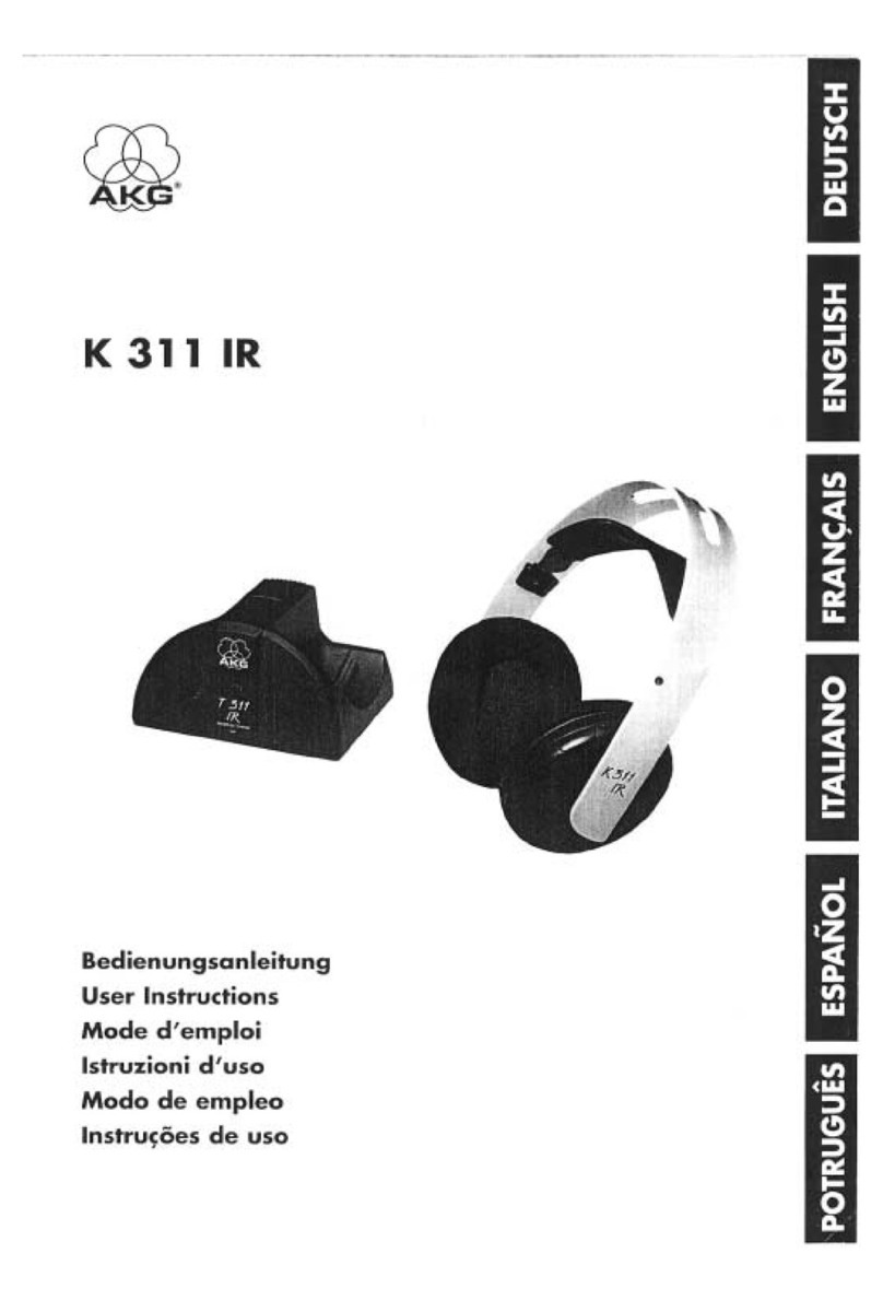 AKG K 311 IR User manual