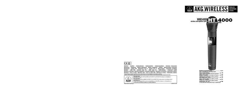 AKG HT 4000 User manual