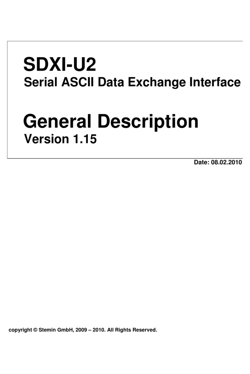 Stemin SDXI-U2 V1.15  DESCRIPT General description
