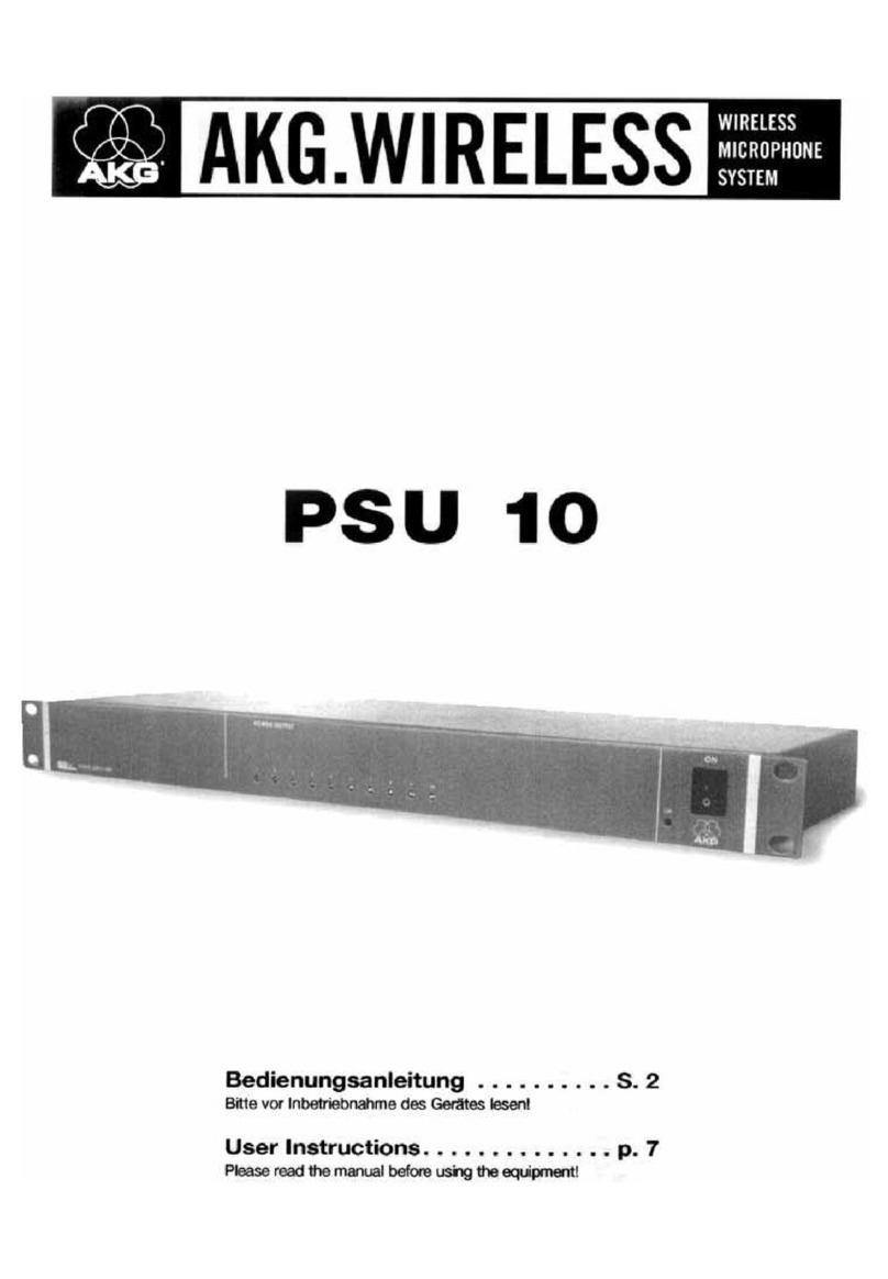 AKG PSU 10 manual