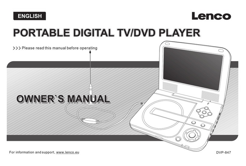 LENCO DVP-847 owner's manual