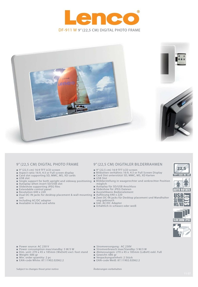 LENCO DF-911 W User manual