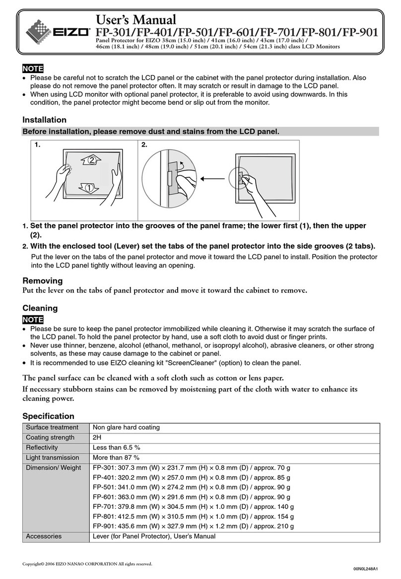 Eizo FP-301 User manual