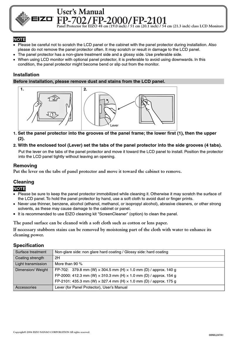 Eizo FP-2000 user manual