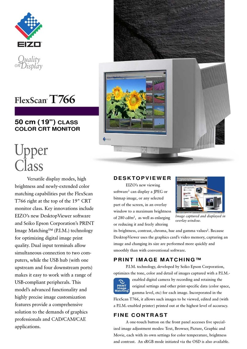 Eizo FlexScan T766 User manual