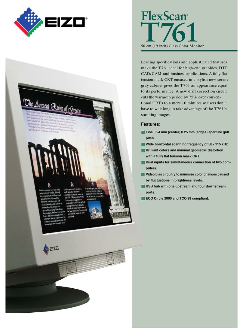 Eizo FlexScan T761 User manual