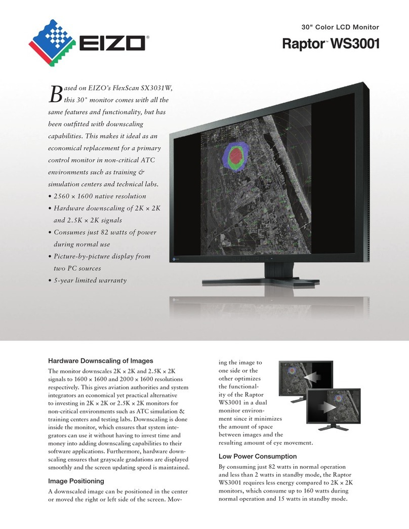 Eizo RAPTOR WS3001 User manual