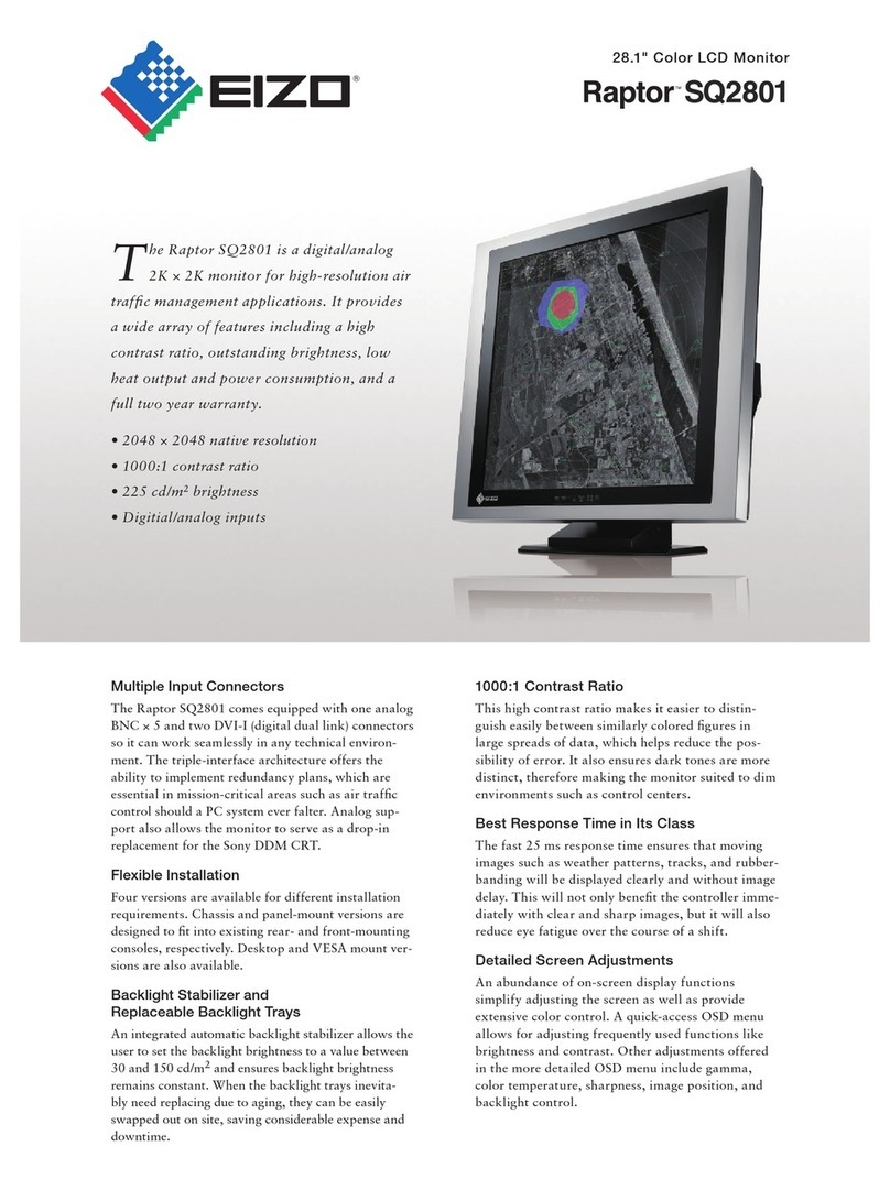 Eizo Raptor SQ2801 User manual