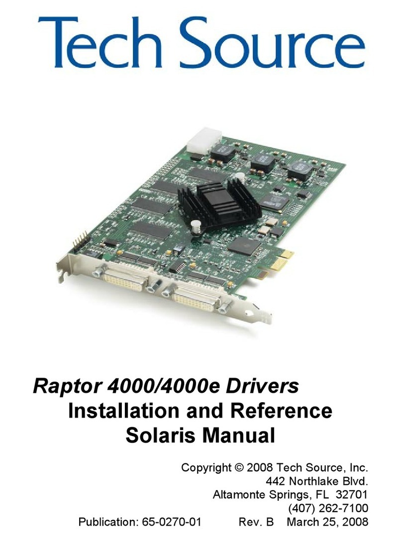 Eizo RAPTOR 4000 - DRIVERS FOR SOLARIS... Installation and reference manual