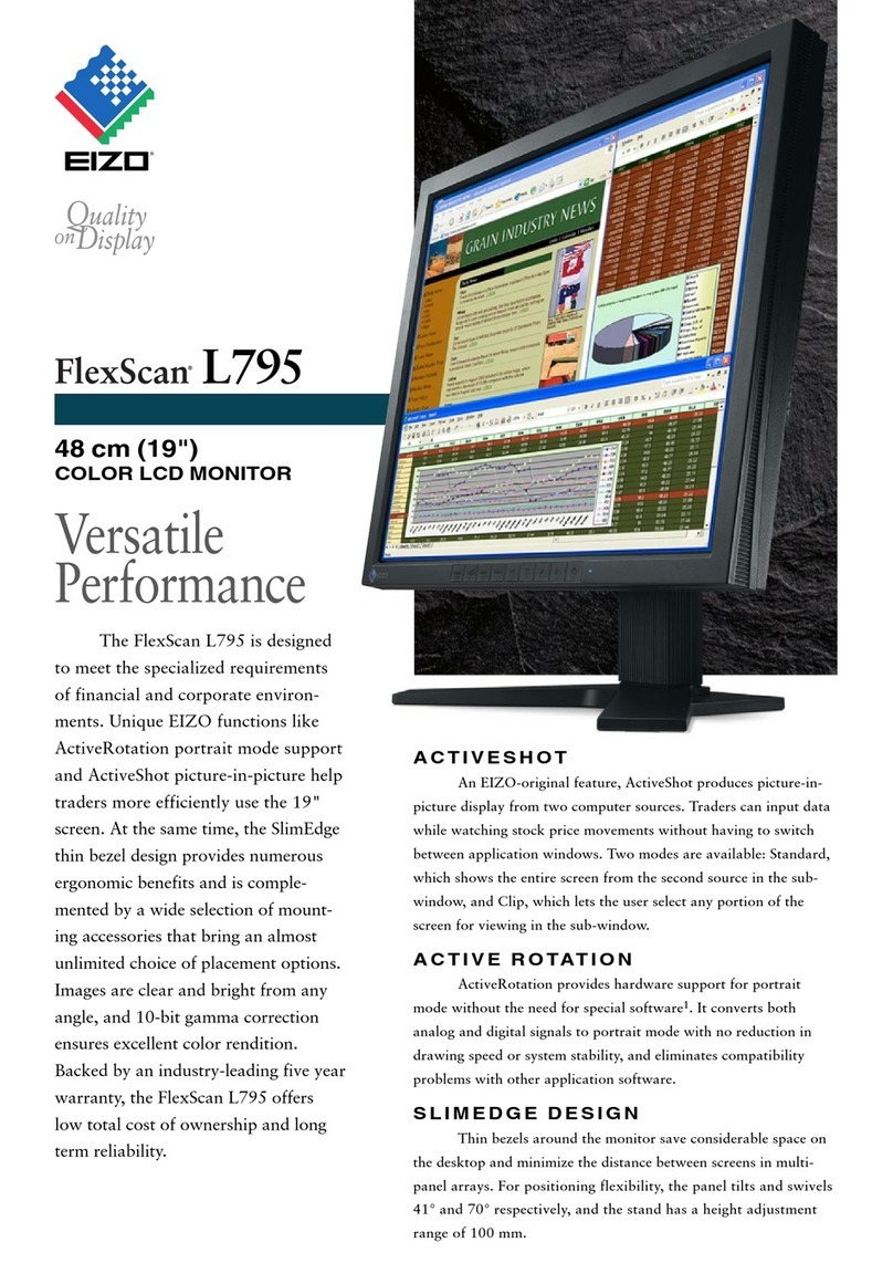 Eizo FlexScan L795 User manual