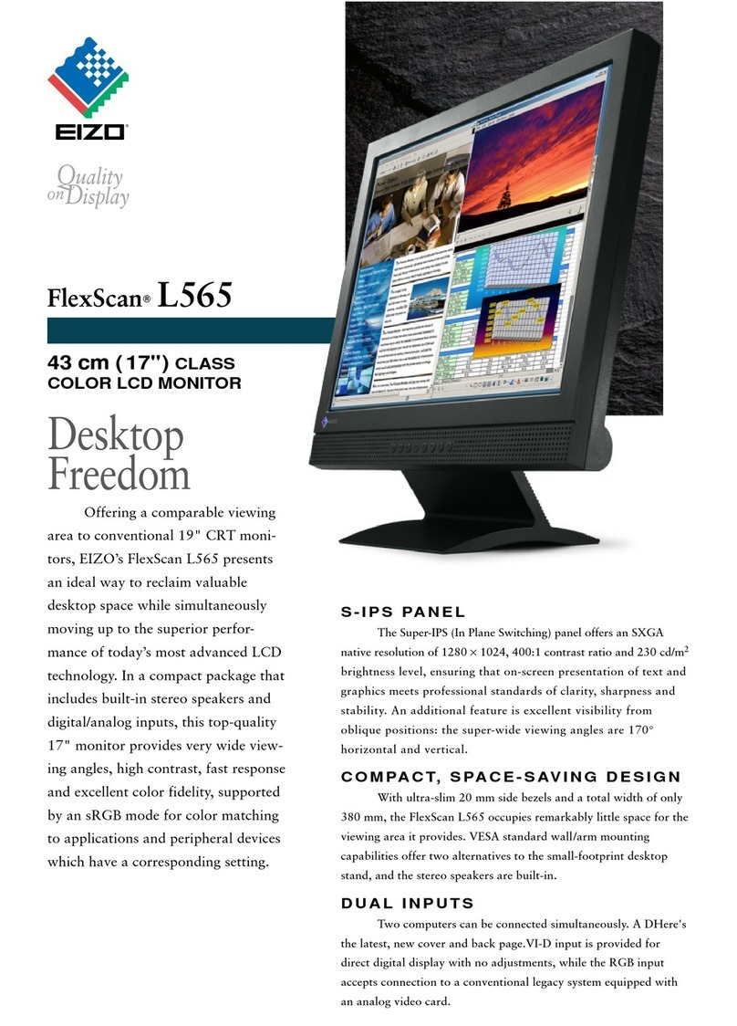Eizo FlexScan L565 User manual