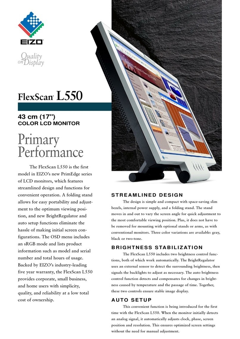 Eizo FLEXSCAN L550 User manual
