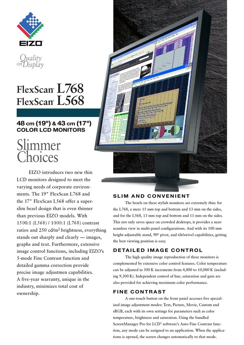 Eizo FlexScan L568 User manual