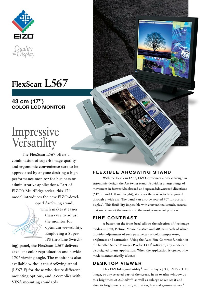 Eizo FLEXSCAN L567 User manual