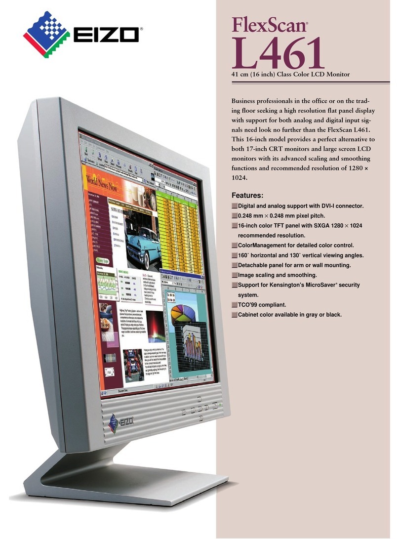 Eizo FlexScan L461 User manual